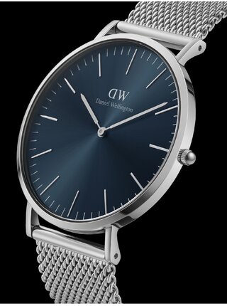 Pánské hodinky v stříbrné barvě Daniel Wellington hodinky CLASSIC 