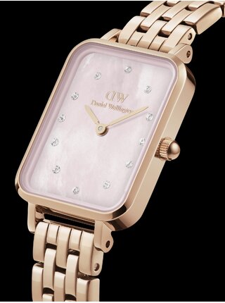 Dámské hodinky v růžovozlaté barvě Daniel Wellington PETITE LUMINE 