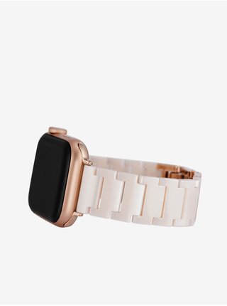 Světle růžový řemínek pro hodinky Apple Watch Anne Klein 