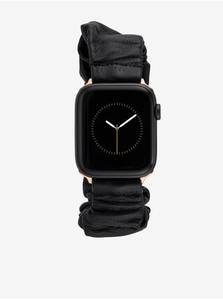 Čierny kožený remienok pre Apple Watch 38/40/41 Anne Klein