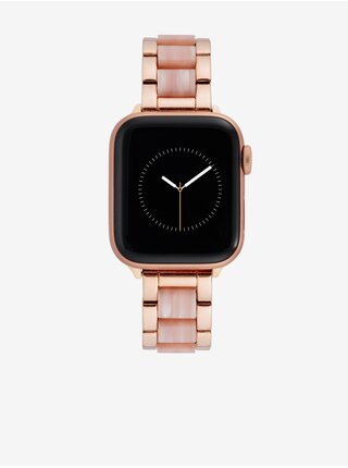 Světle růžový řemínek pro hodinky Apple Watch Anne Klein  