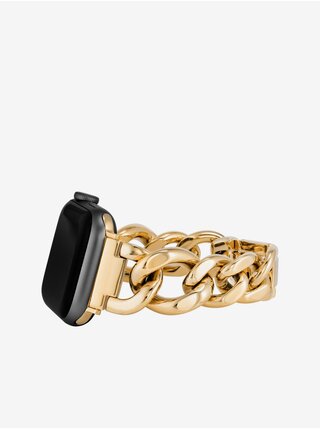 Remienok pre hodinky Apple Watch s kryštálmi v zlatej farbe Anne Klein