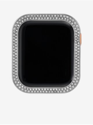 Luneta pro hodinky Apple Watch 40mm s krystaly ve stříbrné barvě Anne Klein  