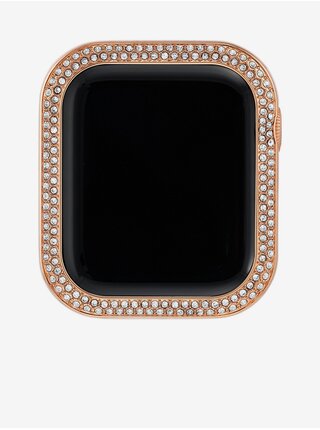 Luneta pre Apple Watch s kryštálmi v ružovozlatej farbe Anne Klein