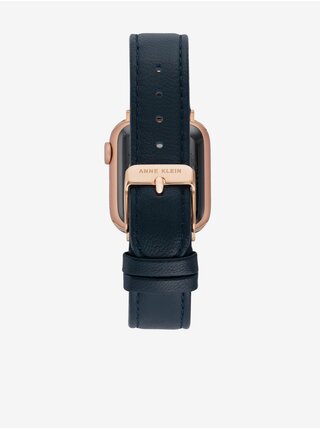 Tmavě modrý kožený řemínek pro hodinky Apple Watch Anne Klein  
