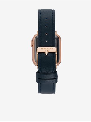 Tmavo modrý kožený remienok pre hodinky Apple Watch