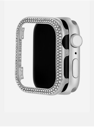 Luneta pro Apple Watch s krystaly ve stříbrné barvě Anne Klein 