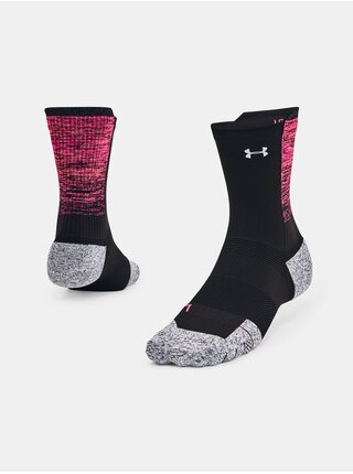Černé sportovní ponožky Under Armour UA AD Run Cushion 1pk Mid
