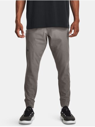 Šedé športové tepláky Under Armour UA Unstoppable Txtr Jogger