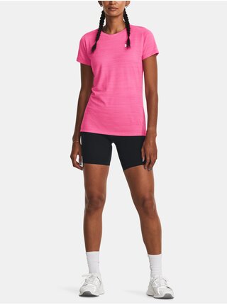 Růžové sportovní tričko Under Armour UA EVOLVED CORE TECH SSC