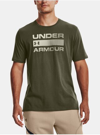 Khaki tričko Under Armour UA TEAM ISSUE WORDMARK SS