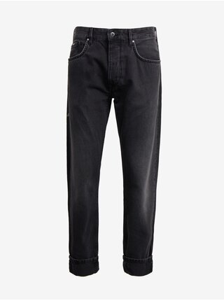 Čierne pánske straight fit džínsy Pepe Jeans Callen
