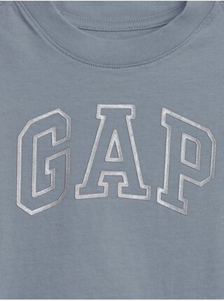 Svetlomodré chlapčenské tričko s logom GAP