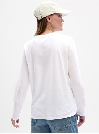 Bílé dámské tričko s logem GAP 