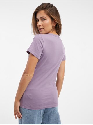 Fialové dámské tričko s logem GAP 