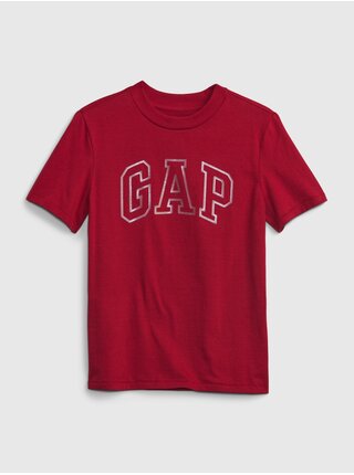 Červené klučičí tričko s logem GAP