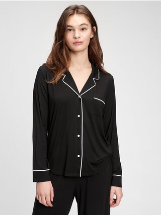 Černá dámská pyžamová košile GAP