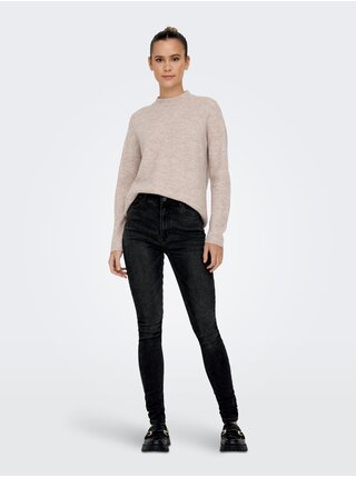 Černé dámské skinny fit džíny ONLY Luna