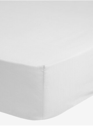 140 x 200 cm - Biele elastické džersejové prestieradlo Good Morning