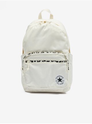 Krémový dámský batoh Converse Leopard Go 2 Backpack