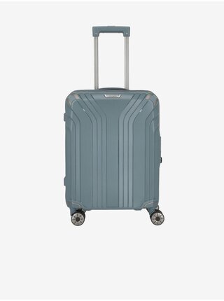 Šedomodrý cestovní kufr Travelite Elvaa 4w S 