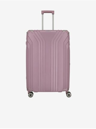 Růžový dámský cestovní kufr Travelite Elvaa 4w L Rosé