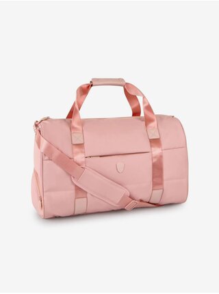 Růžová dámská cestovní taška Heys Puffer Duffel Bag Rose