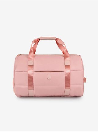 Růžová dámská cestovní taška Heys Puffer Duffel Bag Rose