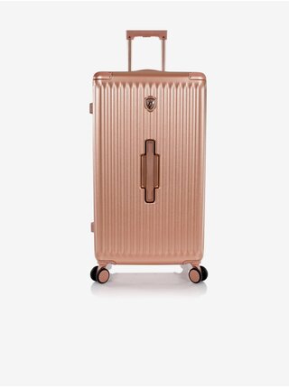 Cestovní kufr v růžovozlaté barvě Heys Luxe L Trunk Rose Gold