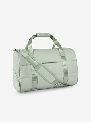 Mentolová unisex cestovní taška Heys Puffer Duffel Bag Sage Green