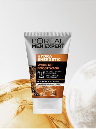 Pleťový mycí gel pro muže na osvěžení pleti L'Oréal Paris Men Expert Hydra Energetic Wake Up Boost Wash (100 ml)