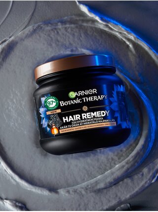 Hydratační maska pro mastné vlasy a suché konečky vlasů Garnier Botanic Therapy Hair Remedy Magnetic Charcoal (340 ml)