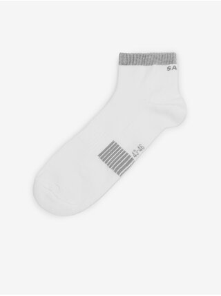Šedo-bílé pánské ponožky SAM 73 Napier