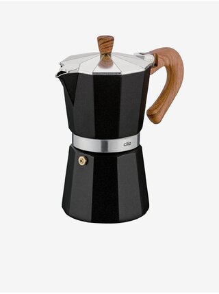 Černý moka kávovar/espressovač Classico Natura na 6 šálků Cilio