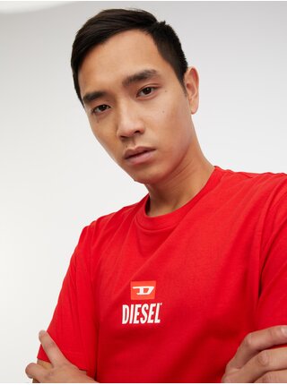 Červené pánské tričko Diesel T-Just