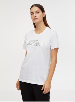 Bílé dámské tričko Diesel T-Sily