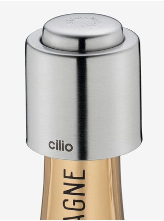Nerezový uzávěr na lahev/šampaňské Cilio