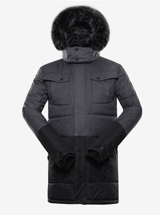 Černá pánská zimní bunda ALPINE PRO Egyp