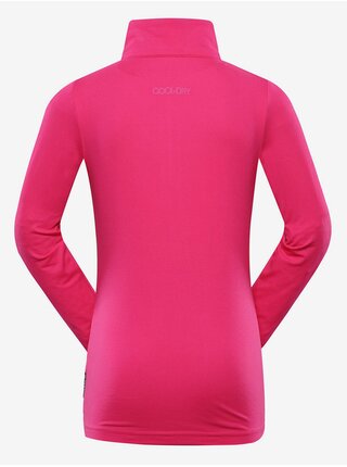 Tmavě růžové holčičí funkční tričko ALPINE PRO Stanso