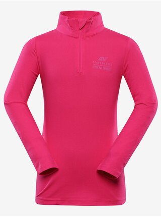 Tmavě růžové holčičí funkční tričko ALPINE PRO Stanso