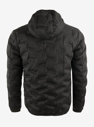 Čierna pánska prešívaná zimná bunda ALPINE PRE Kredas