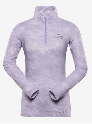 Svetlo fialové dámske funkčné tričko ALPINE PRO Stansa