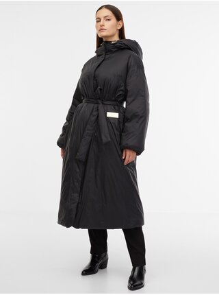 Černý dámský kabát Armani Exchange
