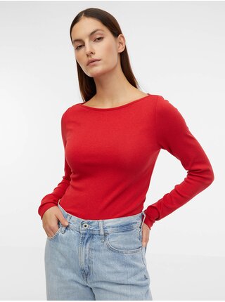 Červené dámske basic tričko GAP