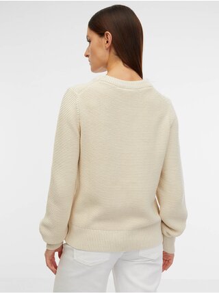 Béžový dámsky sveter s logom GAP