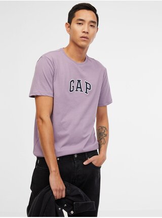 Fialové pánské tričko s logem GAP    