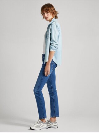 Modré dámské slim fit džíny Jeans Pepe Jeans