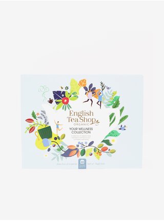 Dárková sada bylinkových čajů v papírové kazetě English Tea Shop Wellness (48ks)