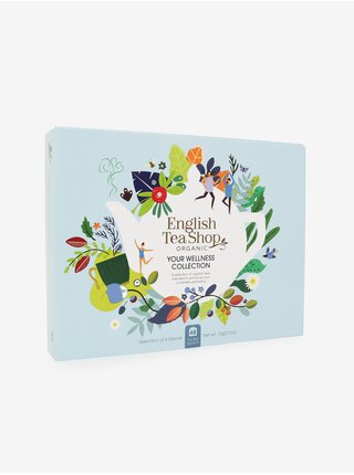 Dárková sada bylinkových čajů v papírové kazetě English Tea Shop Wellness (48ks)