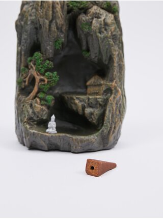 Meditačný stojan na vonné kužele SIFCON Tečúci dym Budha - variant 1